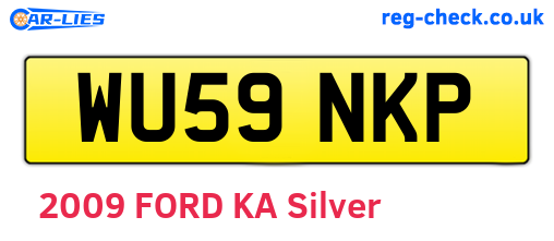 WU59NKP are the vehicle registration plates.