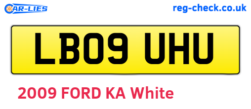 LB09UHU are the vehicle registration plates.