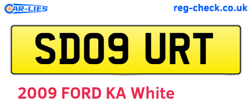 SD09URT are the vehicle registration plates.