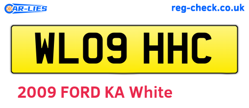 WL09HHC are the vehicle registration plates.