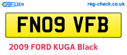 FN09VFB are the vehicle registration plates.