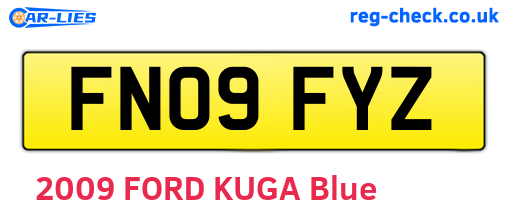 FN09FYZ are the vehicle registration plates.