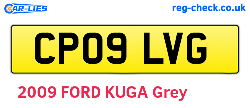 CP09LVG are the vehicle registration plates.