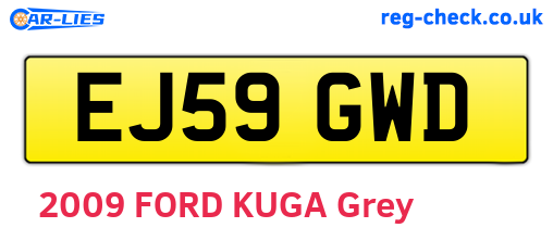 EJ59GWD are the vehicle registration plates.
