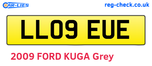 LL09EUE are the vehicle registration plates.