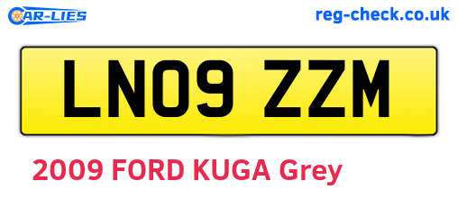 LN09ZZM are the vehicle registration plates.