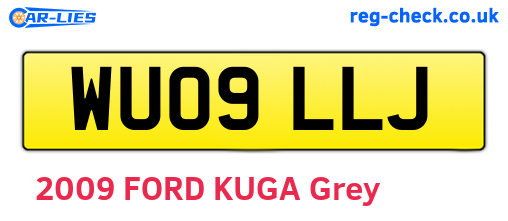 WU09LLJ are the vehicle registration plates.