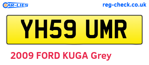 YH59UMR are the vehicle registration plates.