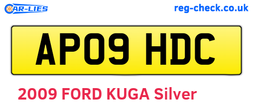 AP09HDC are the vehicle registration plates.