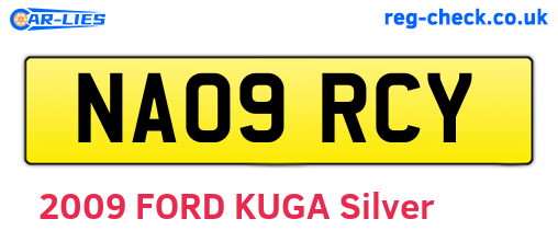 NA09RCY are the vehicle registration plates.