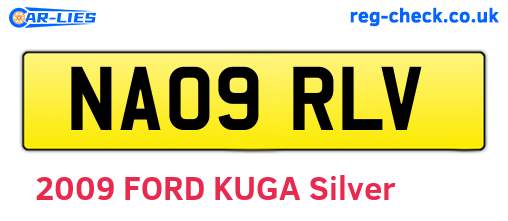 NA09RLV are the vehicle registration plates.