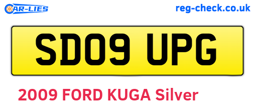 SD09UPG are the vehicle registration plates.