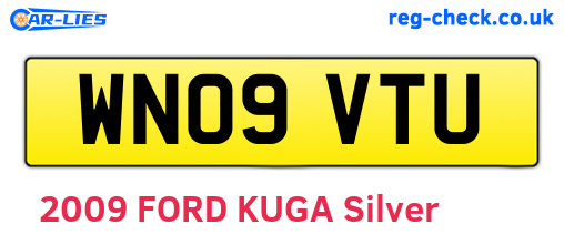 WN09VTU are the vehicle registration plates.