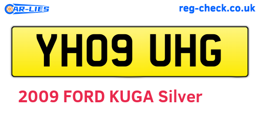 YH09UHG are the vehicle registration plates.