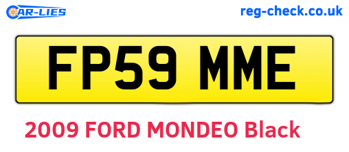 FP59MME are the vehicle registration plates.