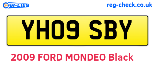 YH09SBY are the vehicle registration plates.