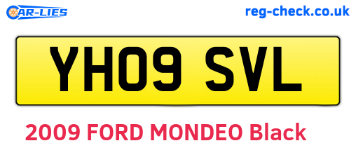 YH09SVL are the vehicle registration plates.
