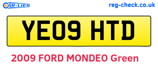 YE09HTD are the vehicle registration plates.