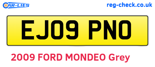 EJ09PNO are the vehicle registration plates.