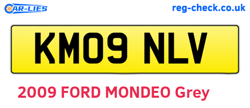 KM09NLV are the vehicle registration plates.
