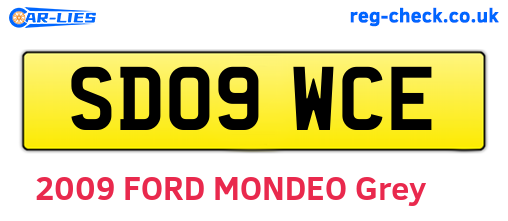 SD09WCE are the vehicle registration plates.