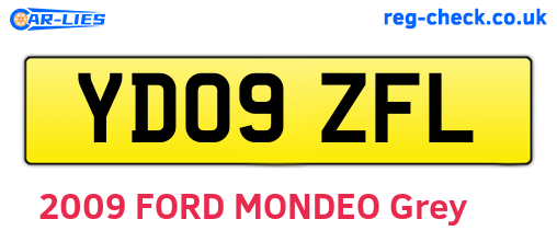 YD09ZFL are the vehicle registration plates.