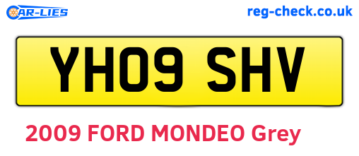YH09SHV are the vehicle registration plates.