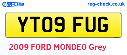 YT09FUG are the vehicle registration plates.