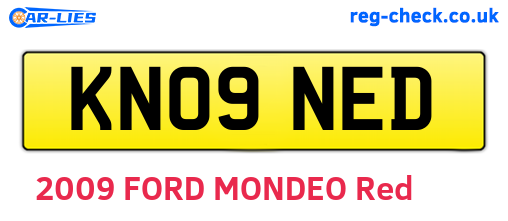 KN09NED are the vehicle registration plates.