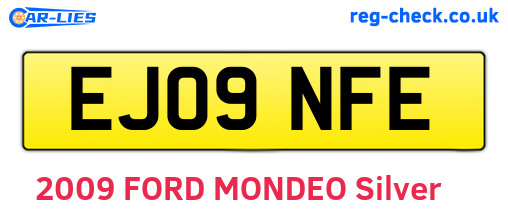 EJ09NFE are the vehicle registration plates.