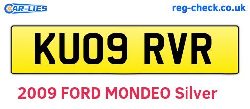 KU09RVR are the vehicle registration plates.