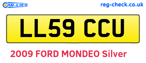 LL59CCU are the vehicle registration plates.
