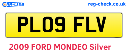 PL09FLV are the vehicle registration plates.