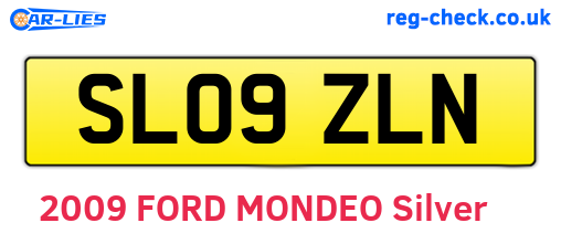 SL09ZLN are the vehicle registration plates.