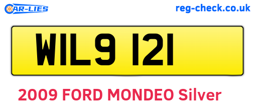 WIL9121 are the vehicle registration plates.