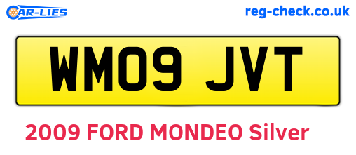WM09JVT are the vehicle registration plates.