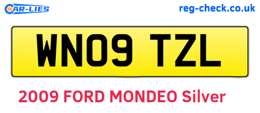 WN09TZL are the vehicle registration plates.