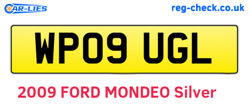 WP09UGL are the vehicle registration plates.