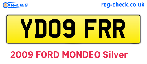 YD09FRR are the vehicle registration plates.