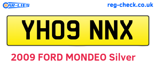 YH09NNX are the vehicle registration plates.