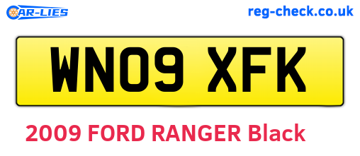 WN09XFK are the vehicle registration plates.