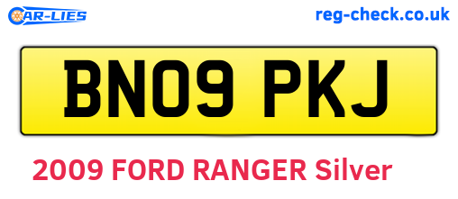 BN09PKJ are the vehicle registration plates.