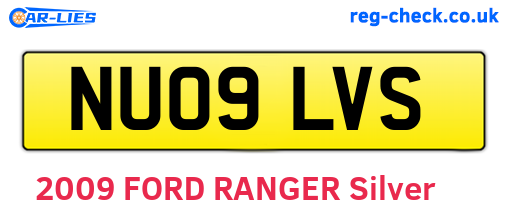NU09LVS are the vehicle registration plates.