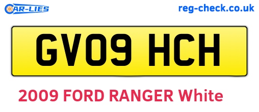 GV09HCH are the vehicle registration plates.