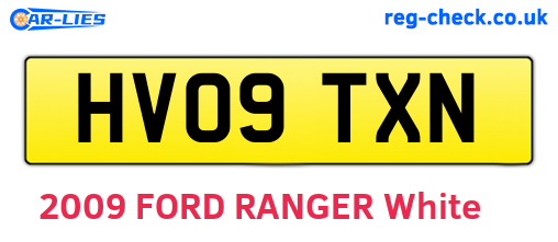 HV09TXN are the vehicle registration plates.