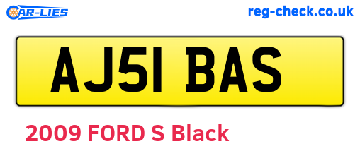 AJ51BAS are the vehicle registration plates.