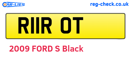 R11ROT are the vehicle registration plates.
