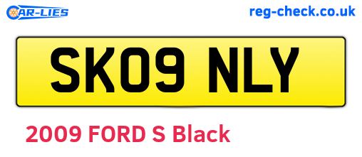 SK09NLY are the vehicle registration plates.