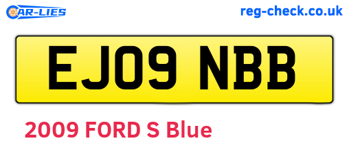 EJ09NBB are the vehicle registration plates.