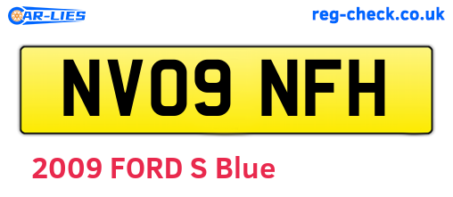 NV09NFH are the vehicle registration plates.